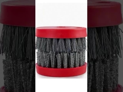 Processo de produção de escovas abrasivas