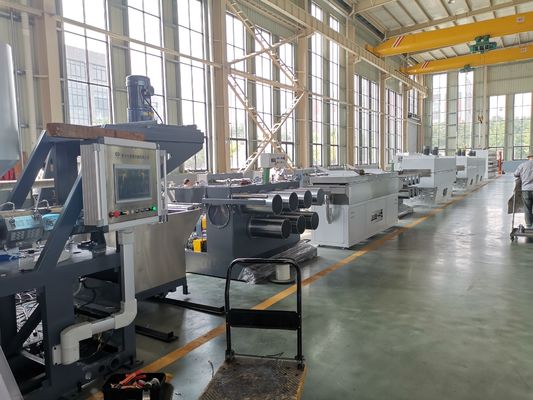 comprar extrusora semi Dull Polyester Yarn branco do fio da máquina da extrusora do monofilamento de 0.25mm online manufacture